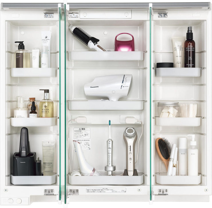 【使用商品】Panasonic シーライン900cm幅/三面鏡