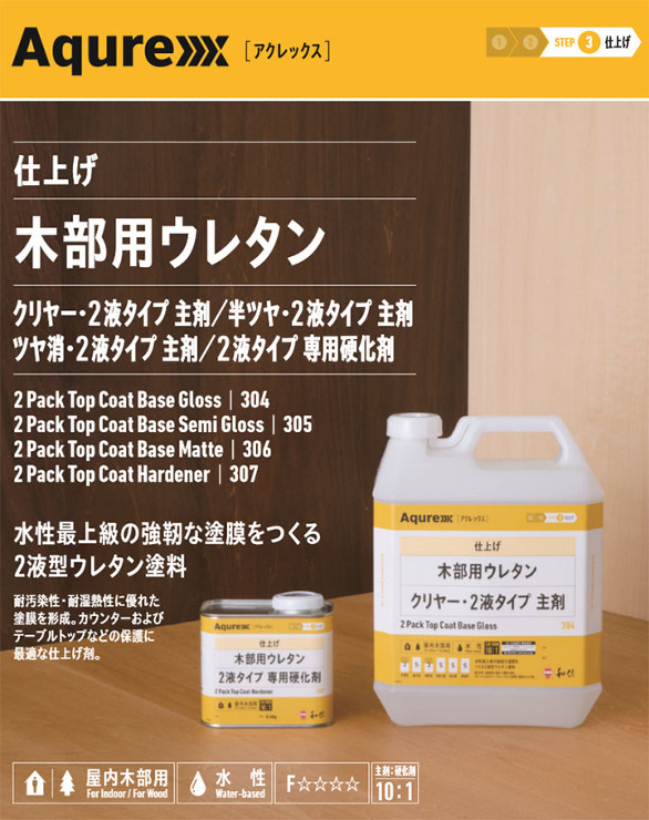 Aqurex 木部用ウレタン 2液タイプ...