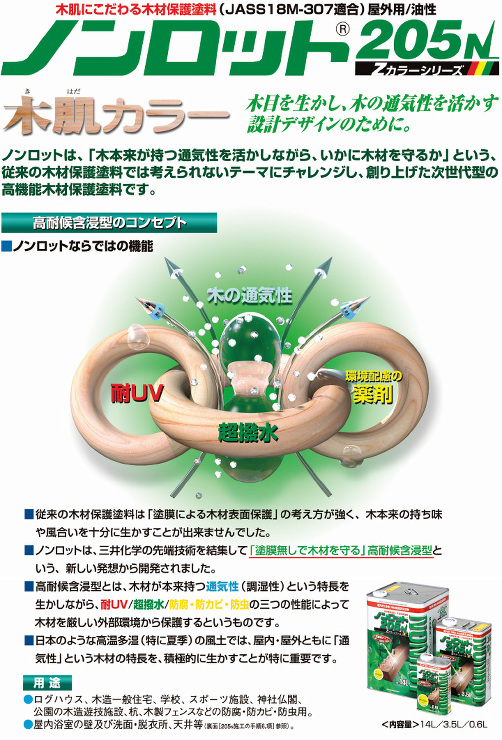 ノンロットグリーン