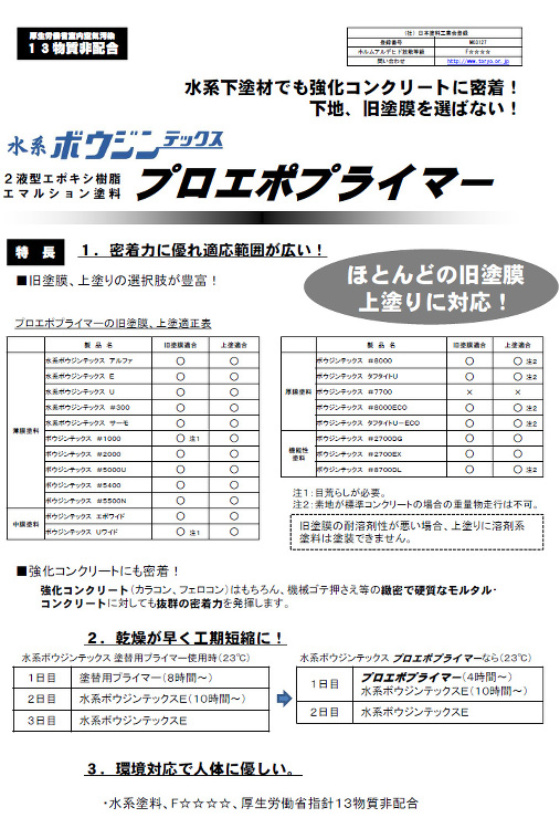 ボウジンテックスプロエポプライマー