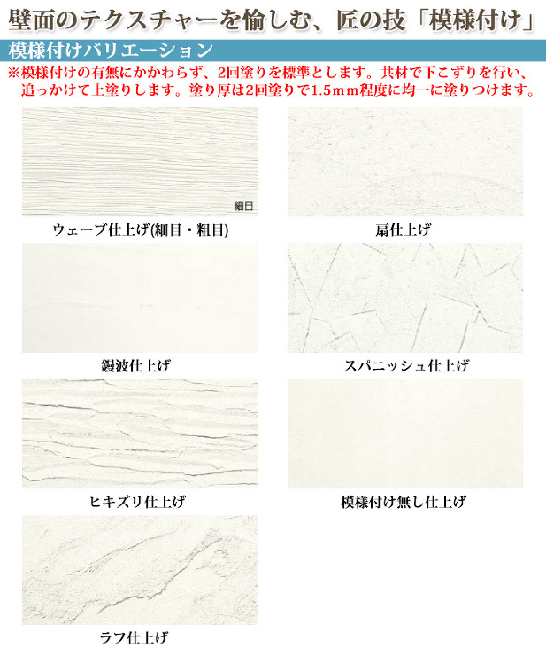 模様付けバリエーション