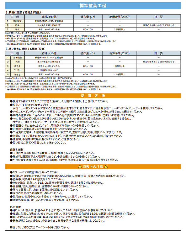 水性ニューボンデン