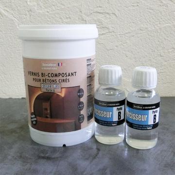 新ヴェルニシール水性 透明 艶消し 1.074Lセット(主剤:914ml 硬化剤:80ml×2)
