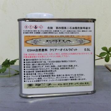 ESHA エシャ クリアーオイルラピッド　0.5L(約5平米/2回塗り)