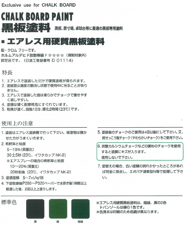 塗板液