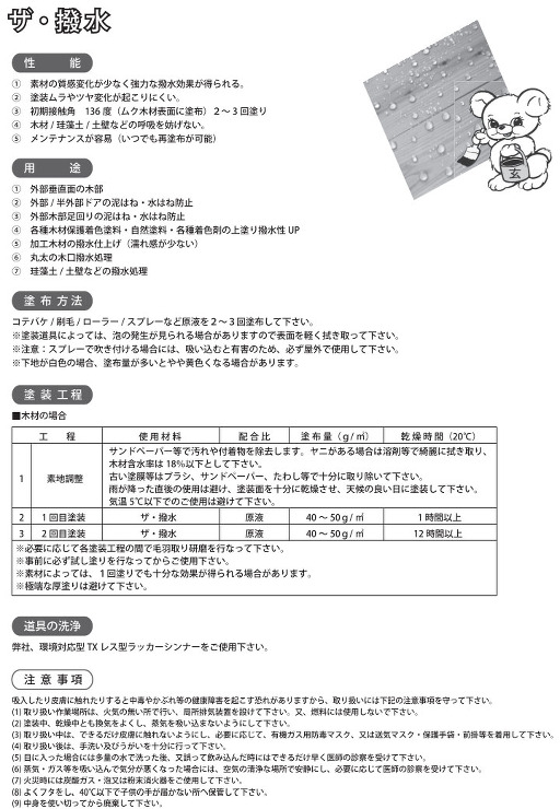 ザ・撥水