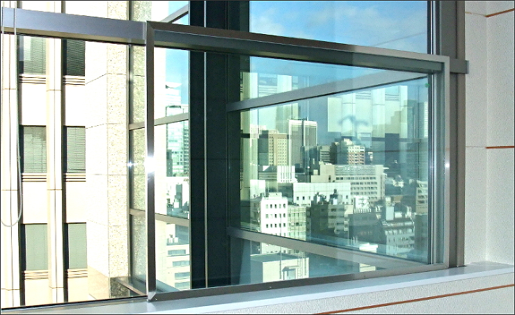 ビジョンコントロールフィルム施工前画像斜め横