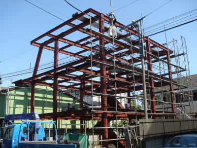 重量鉄骨3階建て共同住宅｜デザイナーズ住...