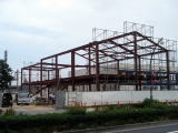 重量鉄骨2階建て大型店舗ビル・鉄骨階段工事｜鉄骨工事Vo.12へ