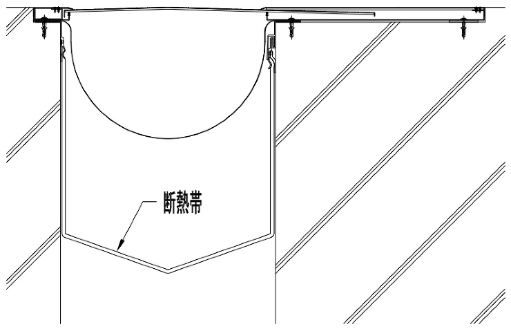エキスパンションジョイントの断熱仕様