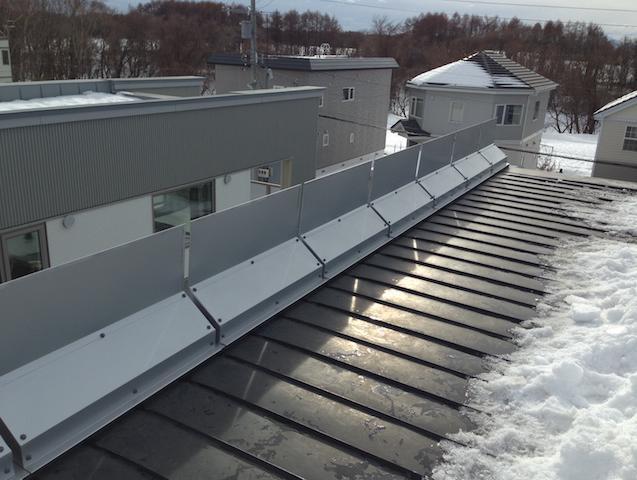 雪庇対策・雪庇をガードする雪庇防止ユニッ...