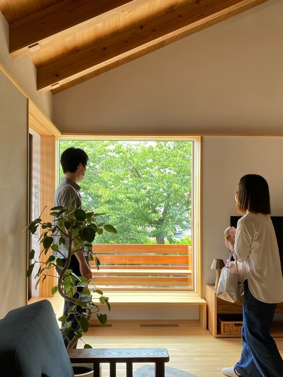 豊中市　桜を望む平屋　季節のうつろいを、丁寧に受け止める住まい