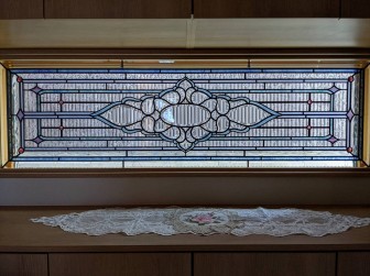 (62)大分県別府市 お宿秀様(民泊)玄関ホール はめ殺し窓 住友林業