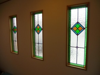 (116)兵庫県神崎郡Ｎ様邸 ホール はめ殺し窓 目隠し対策