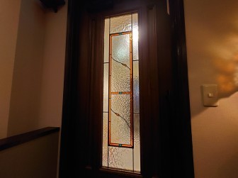 (73)大阪市北区北新地 BAR STYLE様 エントランスドア セミオーダーTW-13 目隠し対策