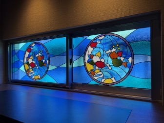 (211)大阪府藤井寺市Ｈ様邸? 書斎 片引き窓(LOW-Eペアガラス内蔵) 施工前後比較写真 目隠し対策 アーネストホーム