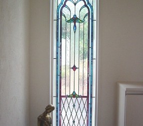 (2)大分県K様邸 玄関ホール はめ殺し窓セミオーダーTW-19(アレンジ) 室内ドア