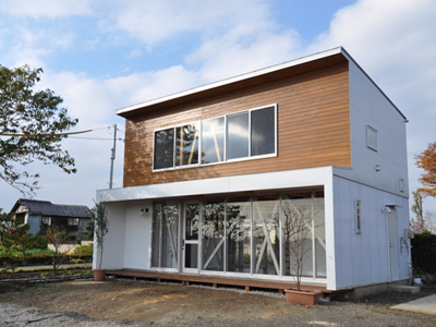 川島町のカフェ兼住宅