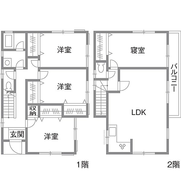 暮らしの中心は2階リビングで | リノベ...