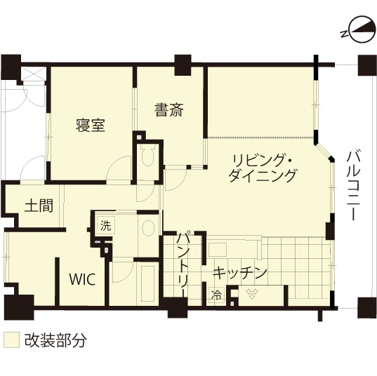 暮らしに合わせて変えていける あえて作り...