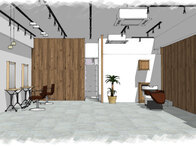 施工実績：Hair salon Loge...