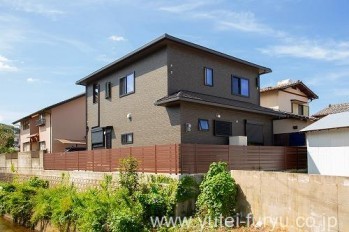 シンプルモダン新築外構 | 福岡・北九州...