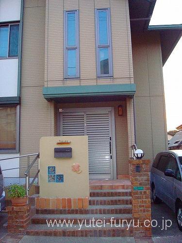 ガーデンルームココマに絵をブラストしたガ...