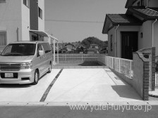 ガラスブロックの入った目隠し壁 | 福岡...