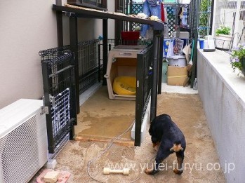 北九州市 庭リフォーム施工事例｜浴室前を...
