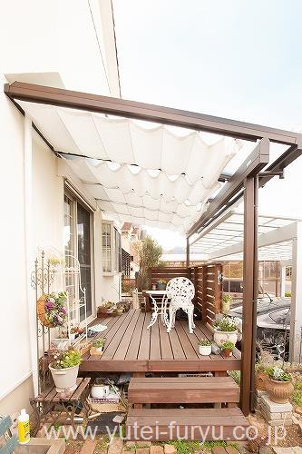 パーゴラタイプの屋根テラス　ナチュレN ...