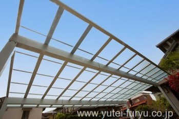 車庫拡張と大きな3台用カーポート | 福...