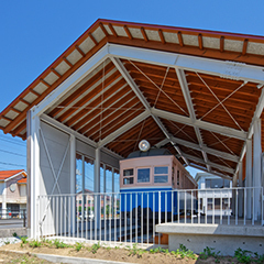 法勝寺電車 展示場