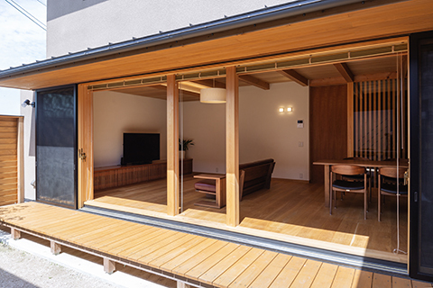 作品：住宅「両三柳の家」｜田中正夫建築設...