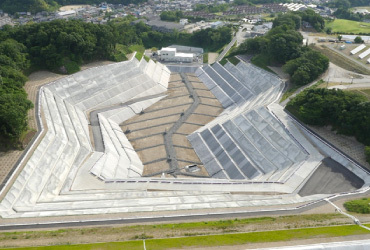 図版：平太郎第三期処分場　施設全景