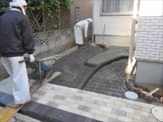 朝霞市 Y様邸 インターロッキング３色使...