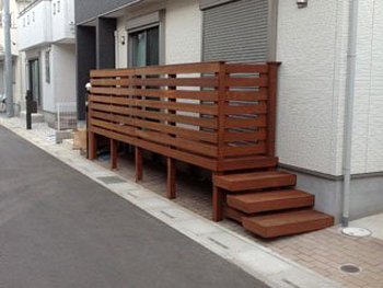 ふじみ野市 Ａ様邸 目隠しフェンスを兼ね...