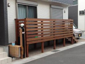 ふじみ野市 Ａ様邸 目隠しフェンスを兼ね...