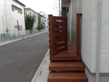 ふじみ野市 Ａ様邸 目隠しフェンスを兼ね...