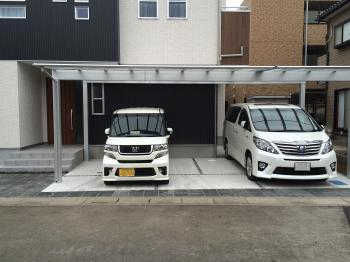 ふじみ野市　新築外構　三協アルミ　マイリッシュOKワイド