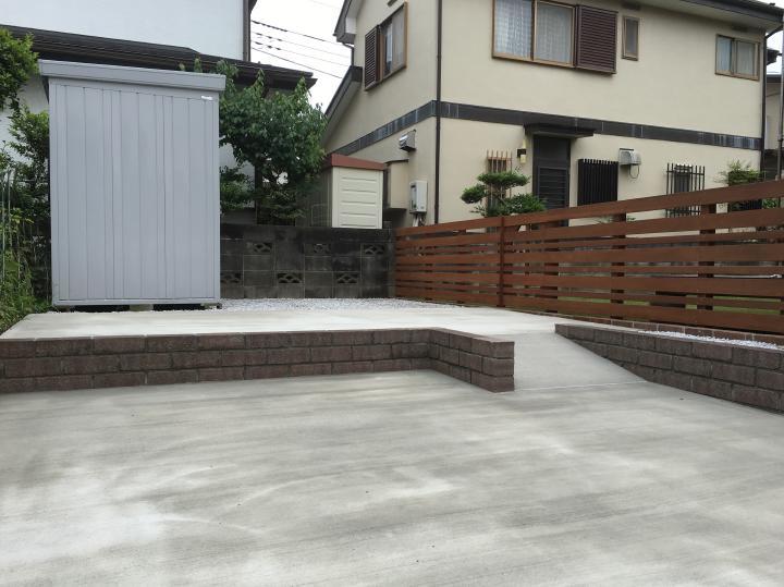 川越市　駐車場をリフォームして入りやすく