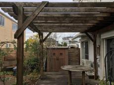 鶴ヶ島市　設置後10年で古くなったデッキ・パーゴラを造りなおします