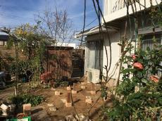 鶴ヶ島市　まずは、古くなったウッドデッキを解体