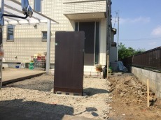 富士見市　門袖　LIXILウォールスクリーン　ファンクション門袖