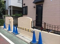 さいたま市：エルマージュ１型フェンスを取り付けました、もうすぐ完成です。