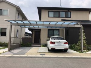 カーポート・サンルーム施工　宇部市I様邸...