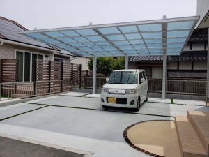 一条工務店　新築エクステリア　宇部市K様邸　完成！