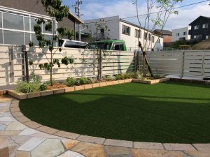 リ・ガーデン工事！植栽工事も完了です　宇部市I様邸