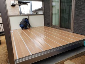 ビッグサイズ！テラス囲いを設置　宇部市N様邸