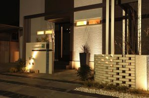 防府市U邸　ライティングで夜も素敵に！