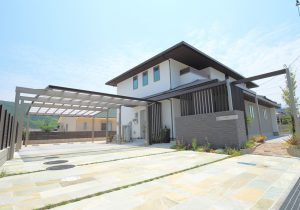 防府市新築エクステリアY邸　豪華、デザイン、、